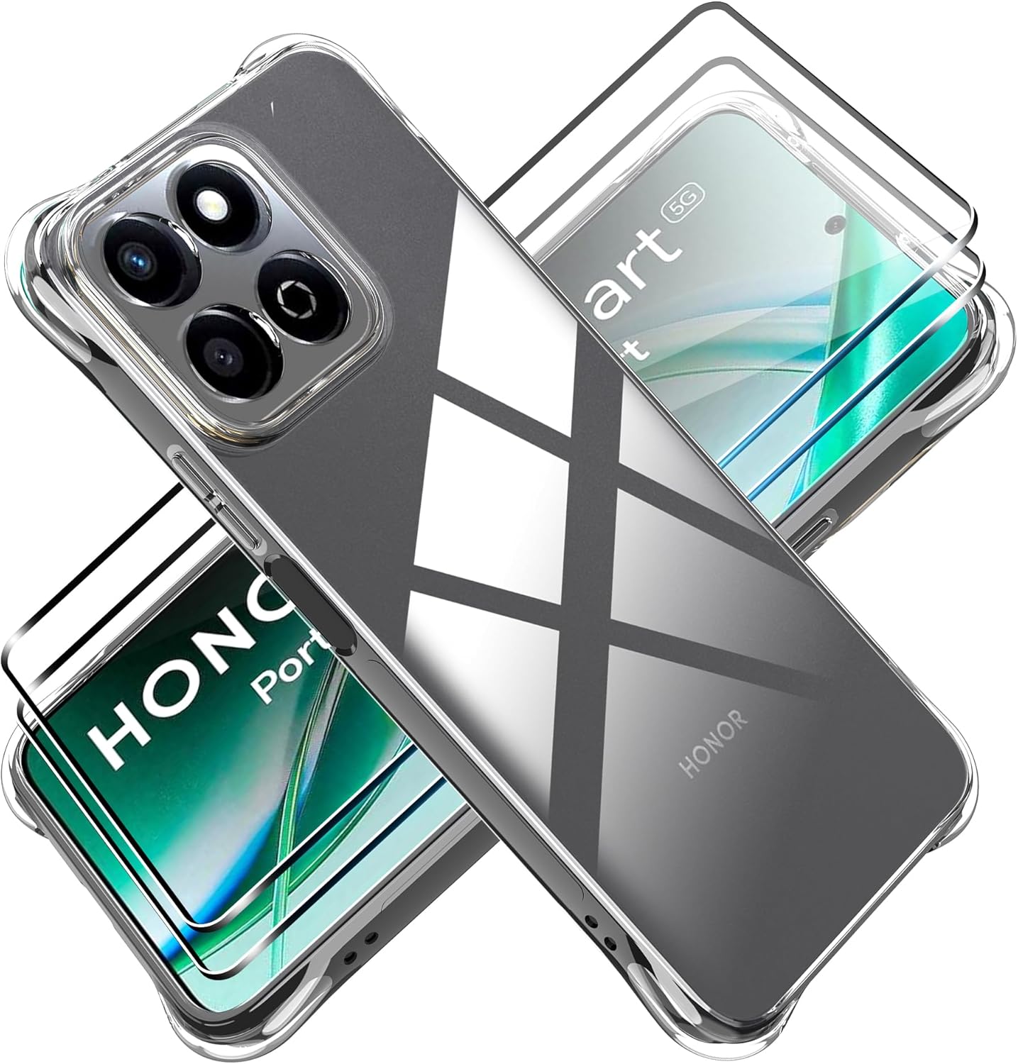 Custodia Silicone Trasparente Ultra Sottile Cover Morbida SY2 per Huawei Honor 50 5G Argento Custodia Silicone Trasparente Ultra Sottile Cover Morbida SY2 per Huawei Honor 50 5G Argento