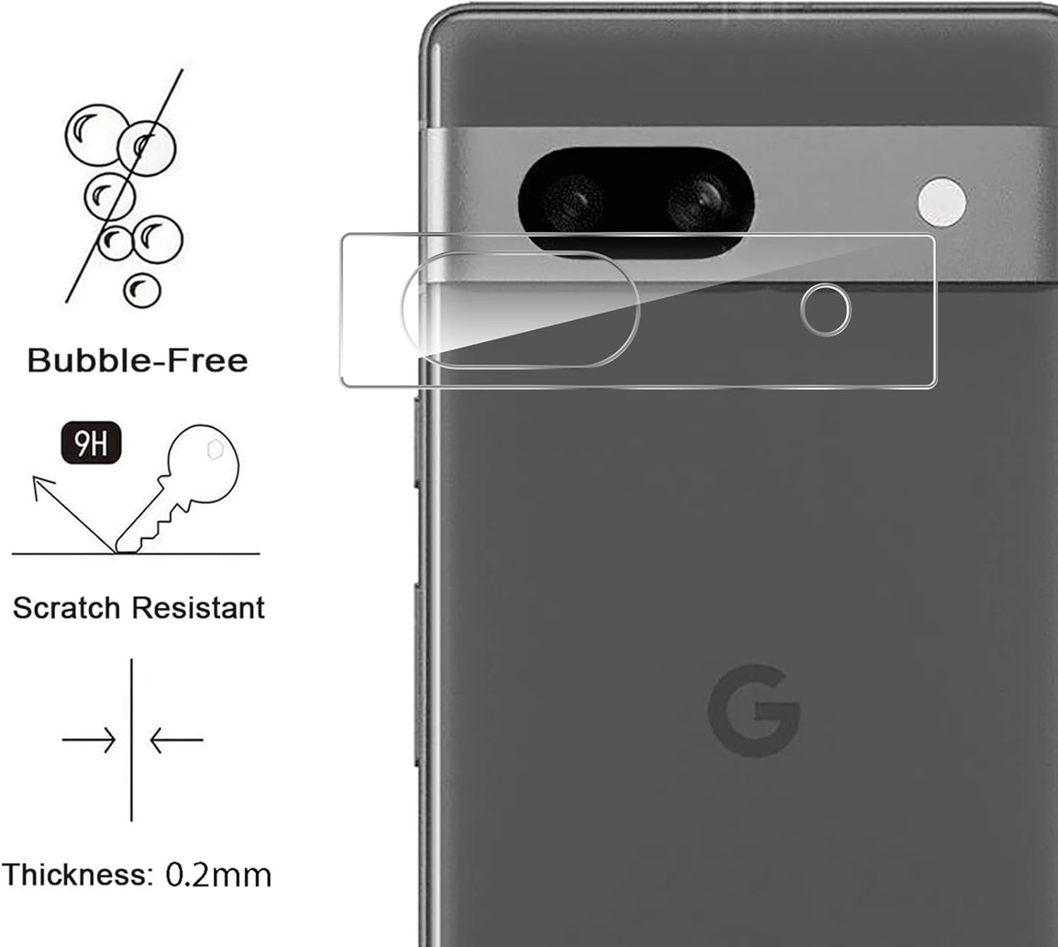 Google Pixel 8 Camera Lens Glass Protector