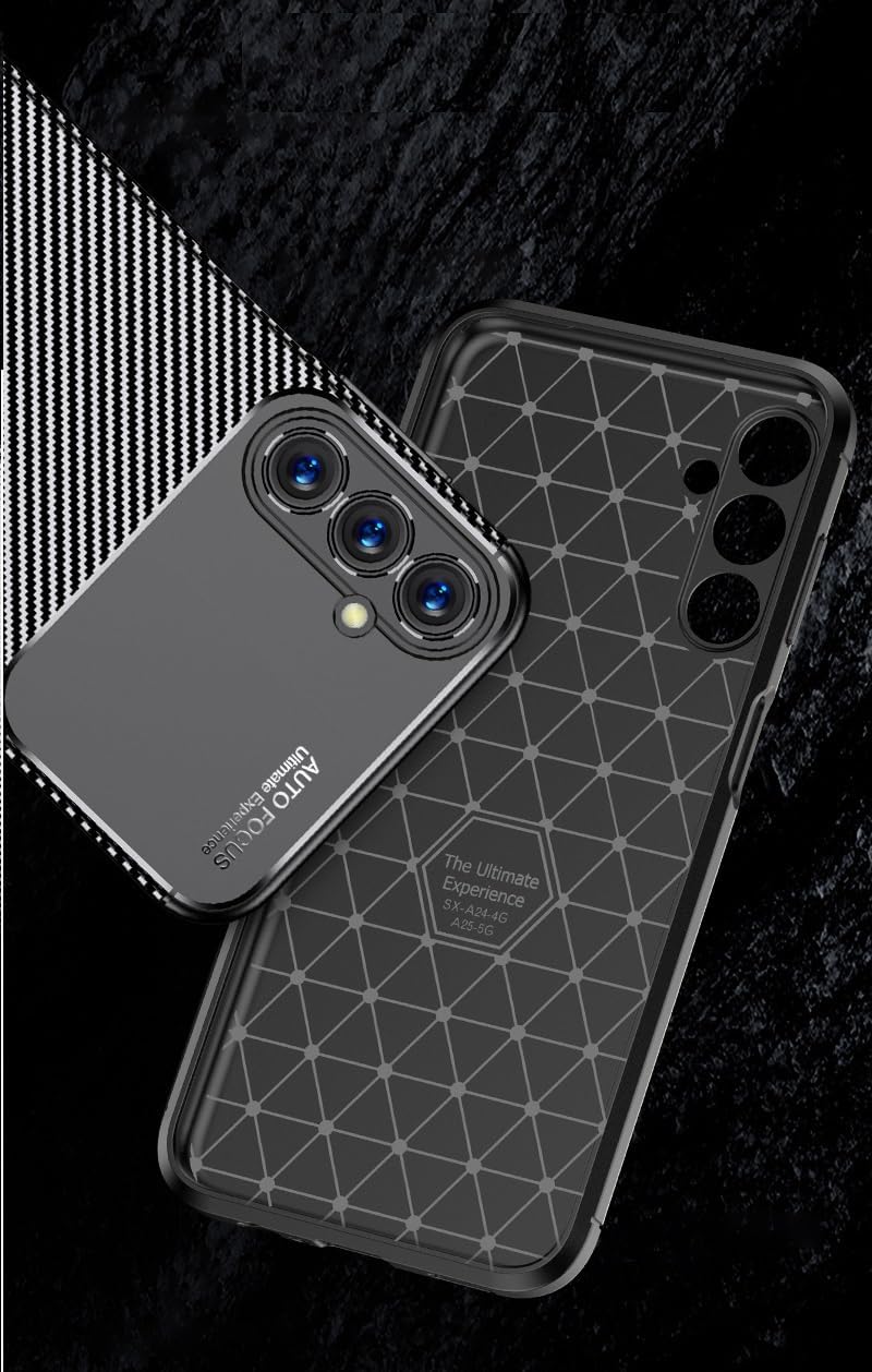 Samsung Galaxy A25 Case Carbon Fibre Phone Cover