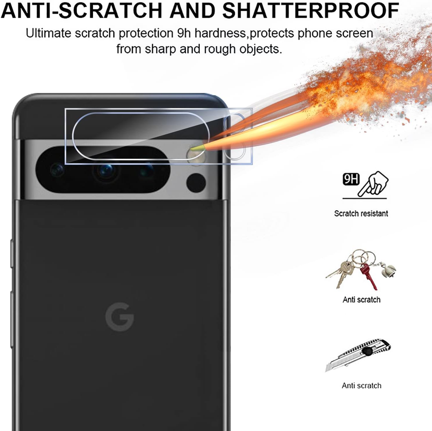Google Pixel 8 Pro Camera Lens Glass Protector