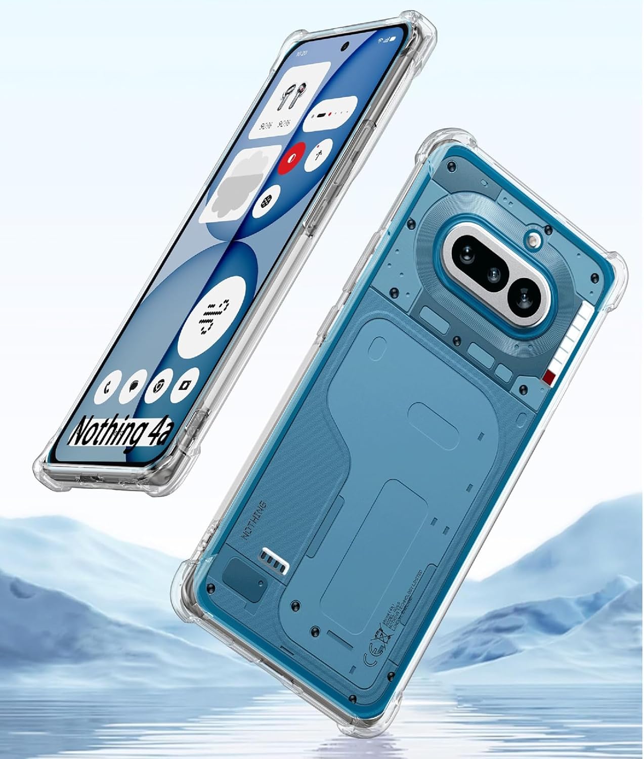 Nothing Phone (4a) Case Clear Silicone Shockproof Gel Phone Cover