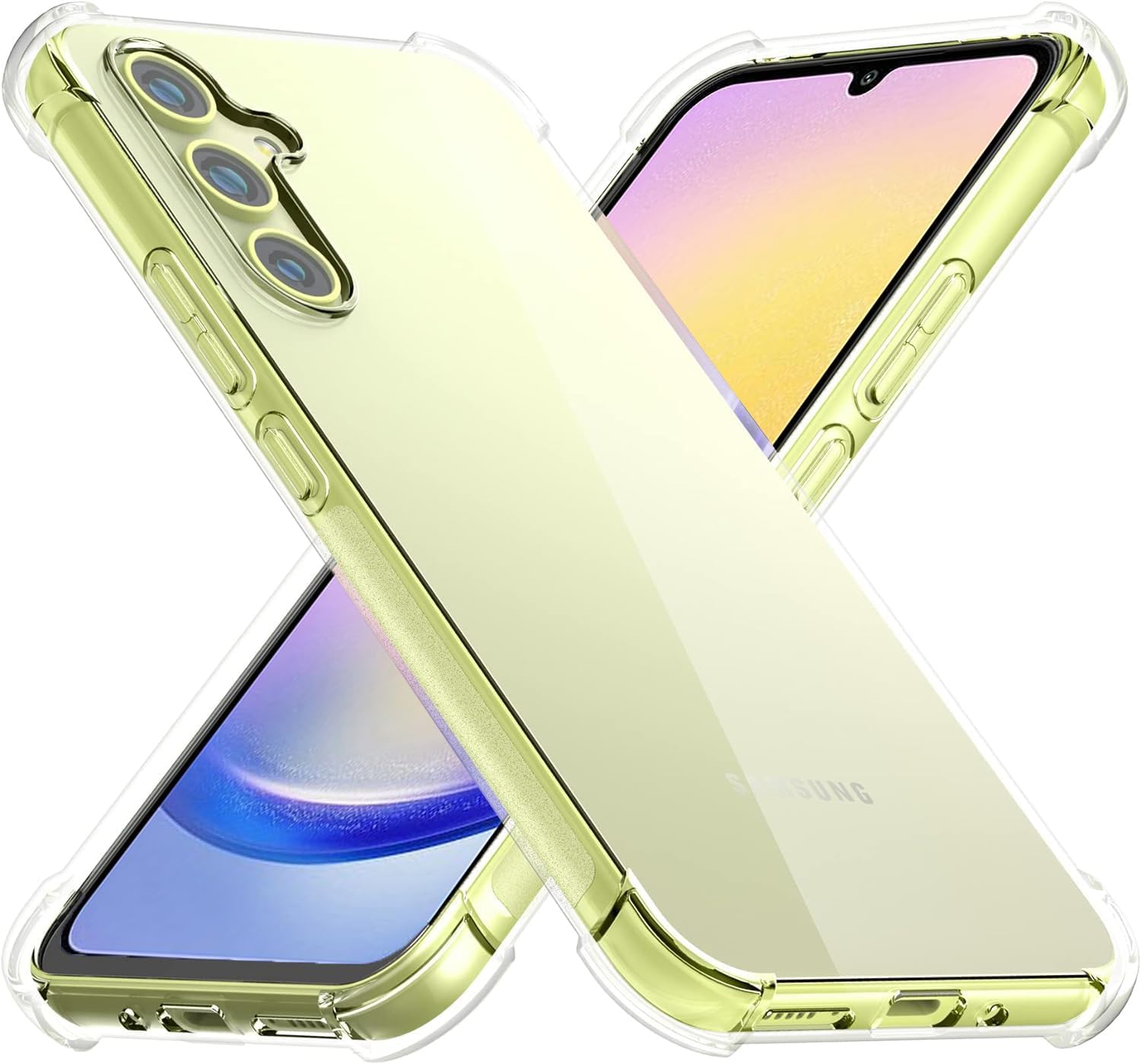 Samsung Galaxy A25 Case Clear Phone Cover & Screen Protector