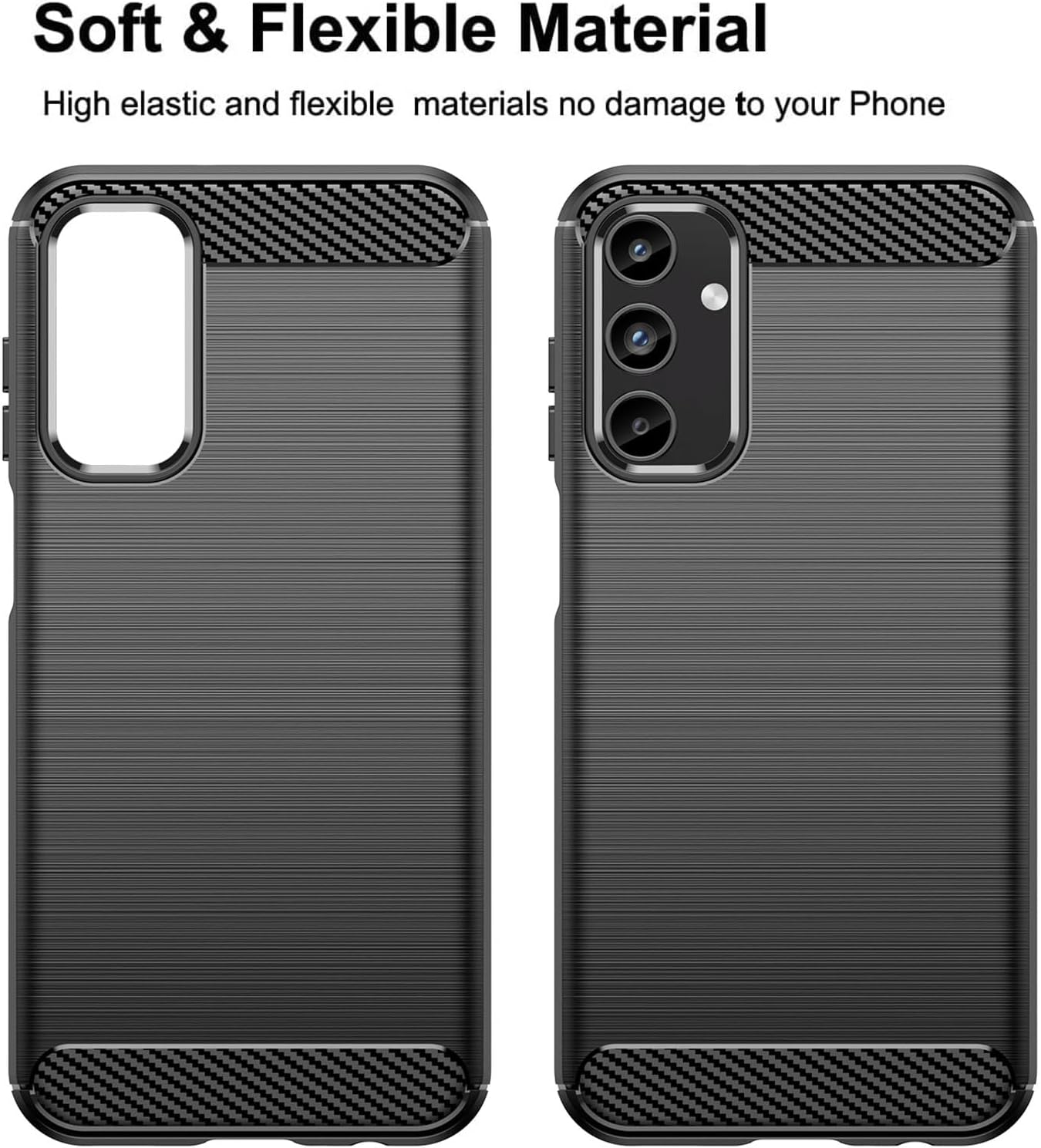 Samsung Galaxy A15 4G /5G Case Carbon Fibre Phone Cover
