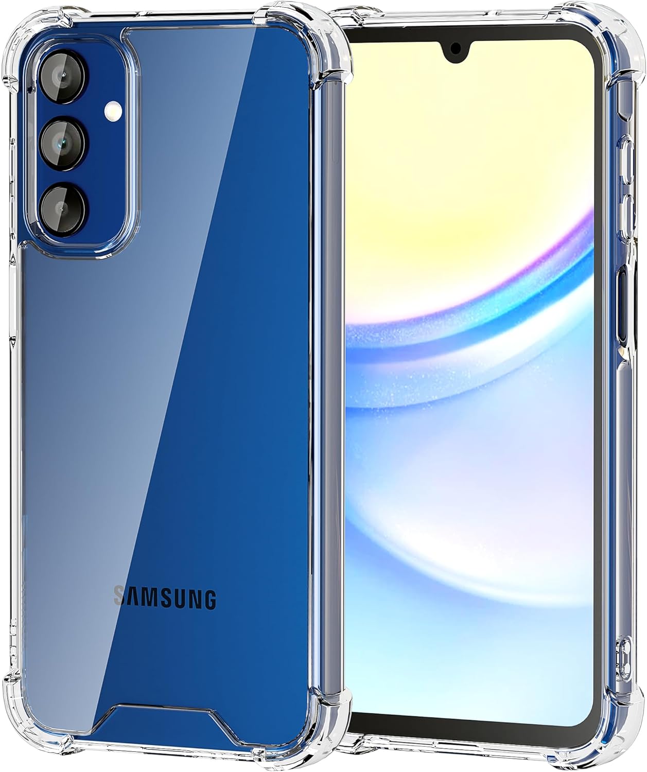 Samsung Galaxy A15 4G / 5G Case Clear Silicone Shockproof Gel Phone Cover
