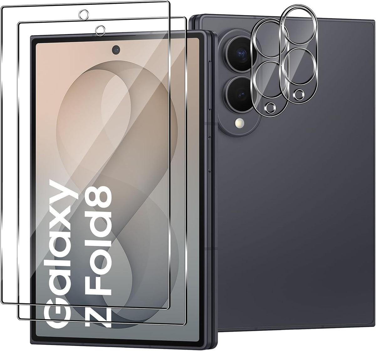 Samsung Galaxy Z Fold 8 Screen Protector & Camera lens 2Pack