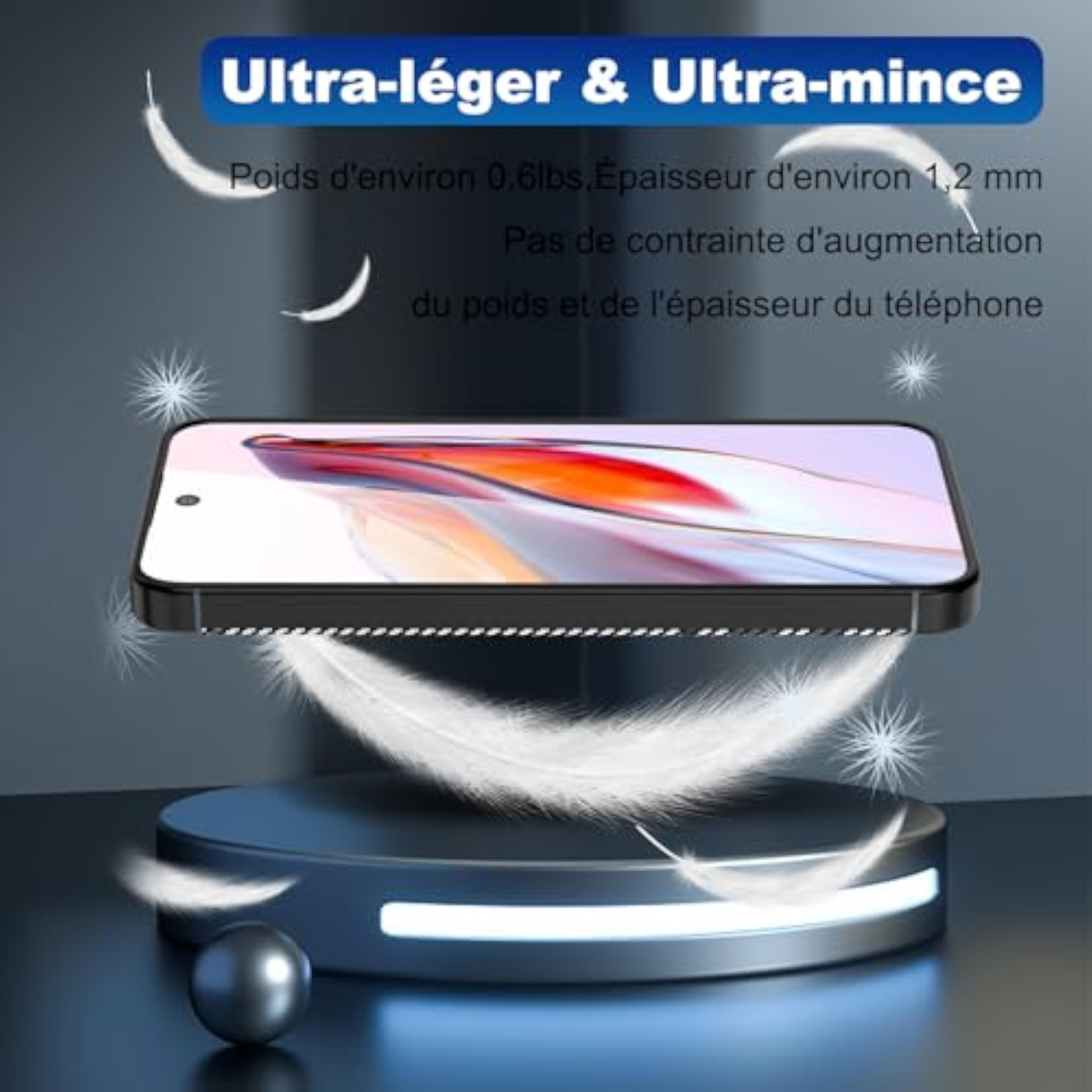 Samsung Galaxy A55 5G Case Carbon Fibre Phone Cover + Screen Protector