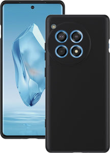 OnePlus 12R Case Matte Soft Black Gel Phone