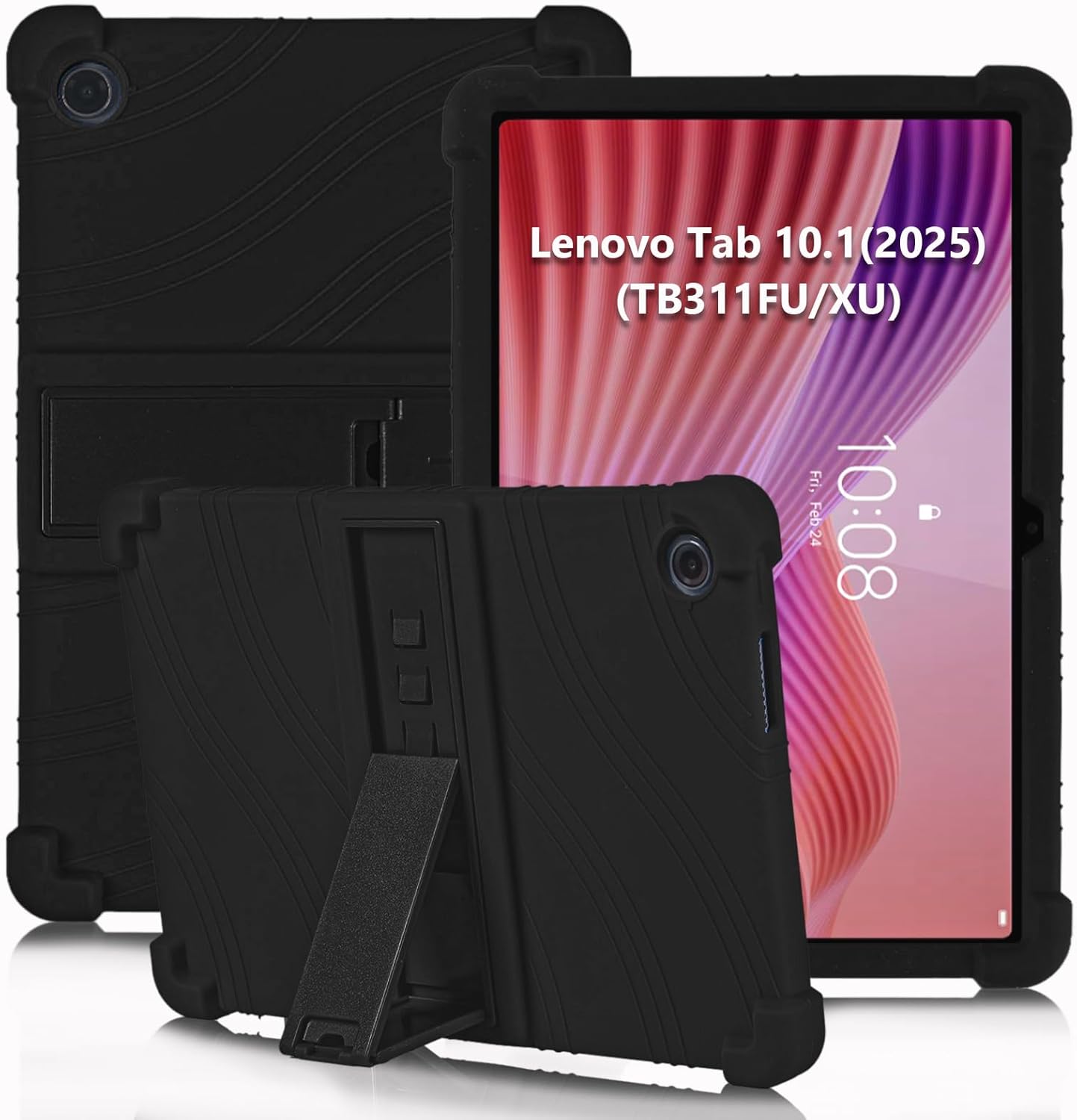 Lenovo Tab 10.1 Case Tablet Stand Cover Kids Heavy duty Shockproof Black