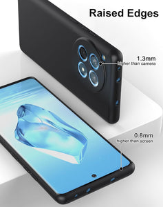 OnePlus 12R Case Matte Soft Black Gel Phone
