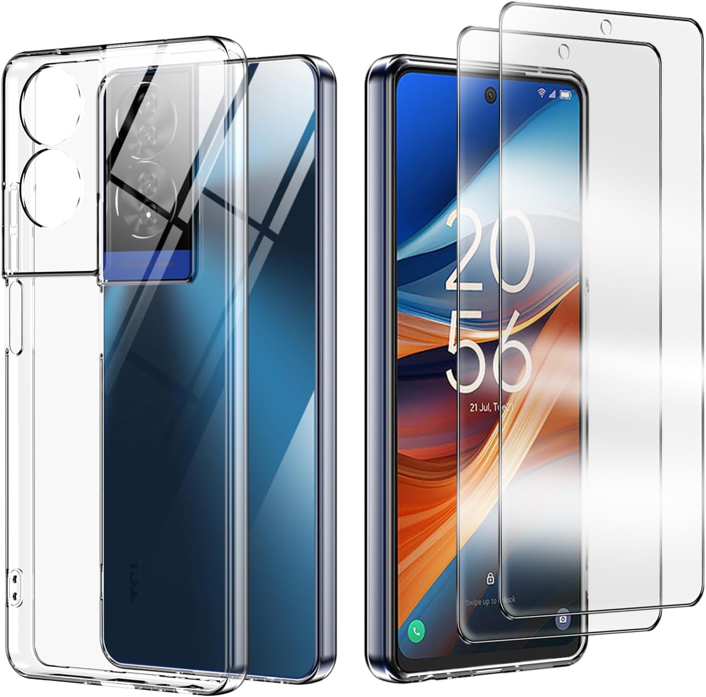 TCL 50 SE Case Clear Silicone Gel Phone