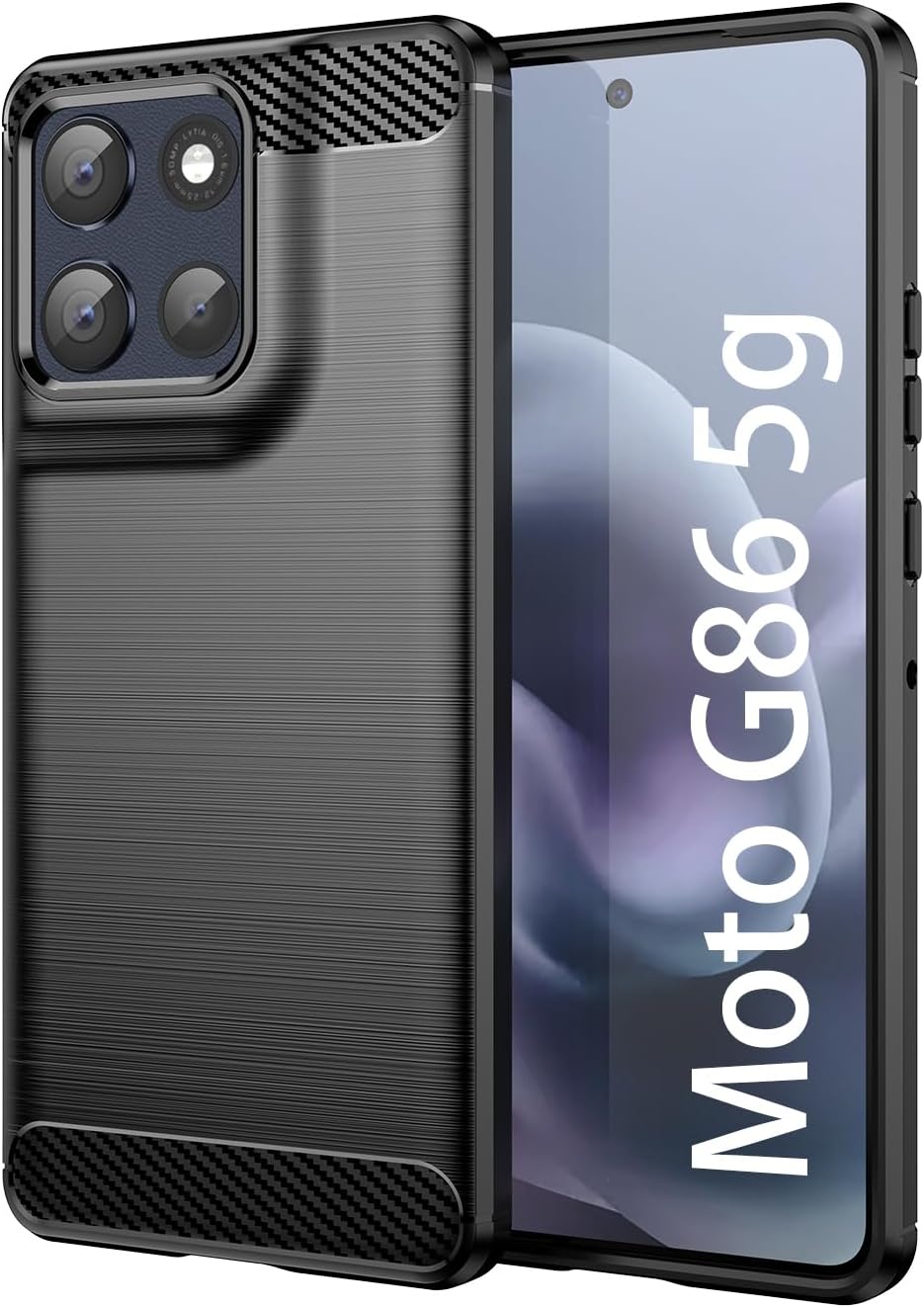 Motorola Moto G86 Case Carbon Fibre Phone Cover