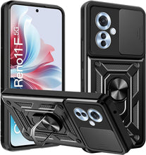 Oppo Reno 11 F 5G Case Shockproof Ring Stand Phone Camera Lens Cover