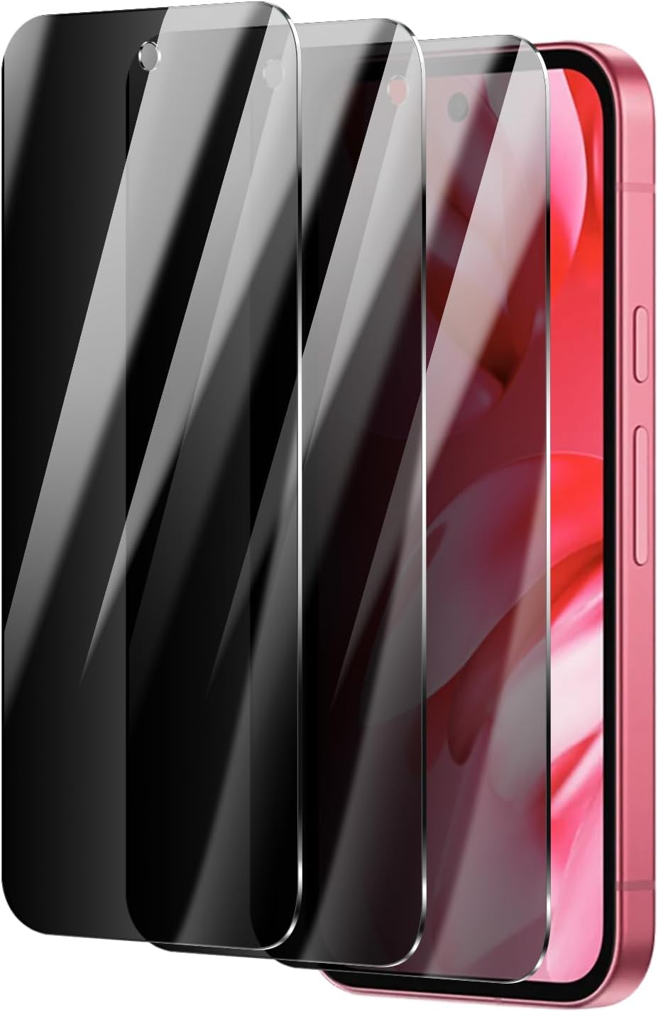 Google Pixel 10a Screen Protector Privacy Anti-Spy Glass 2 Pack