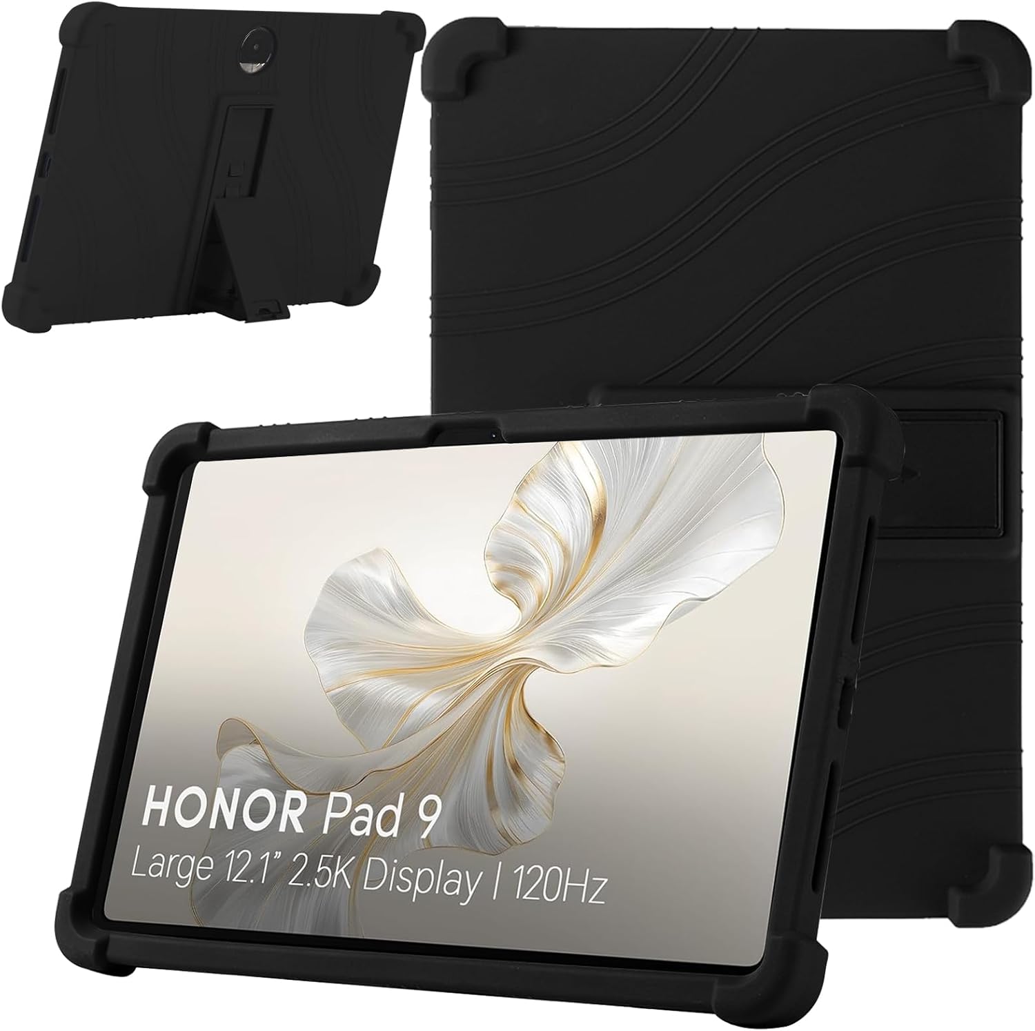 Honor Pad 9 12.1" Case Tablet Stand Cover Kids Heavy duty Shockproof Black