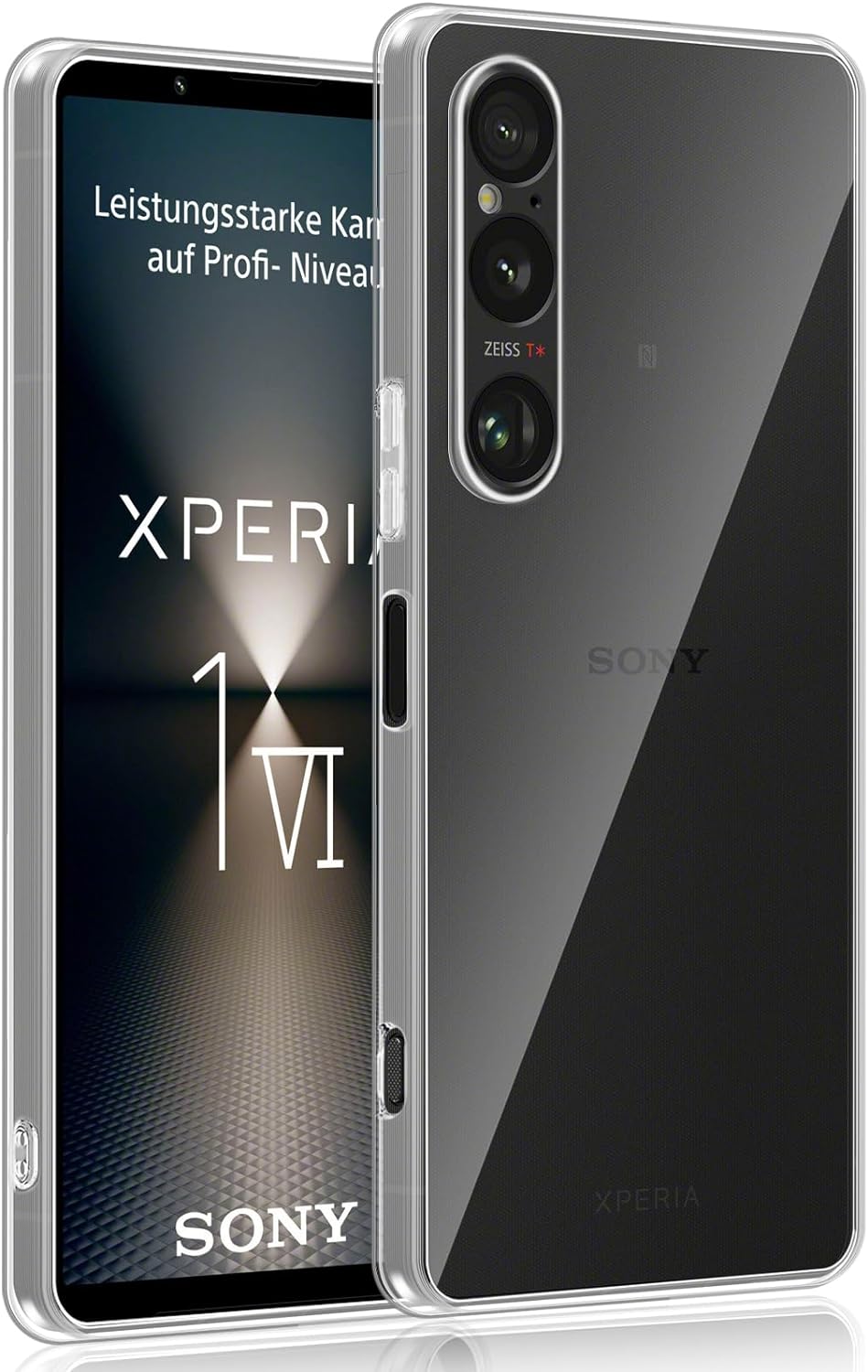 Sony Xperia 1 VI Case Clear Phone Cover & Screen Protector