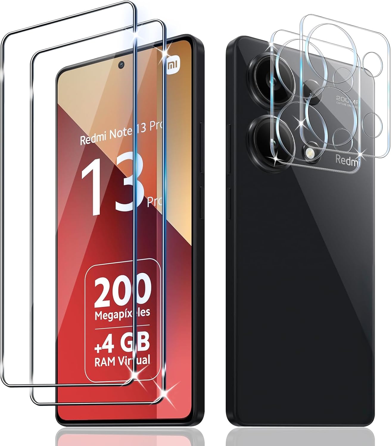 Xiaomi Redmi Note 13 Pro 4G Screen Protector & Camera lens
