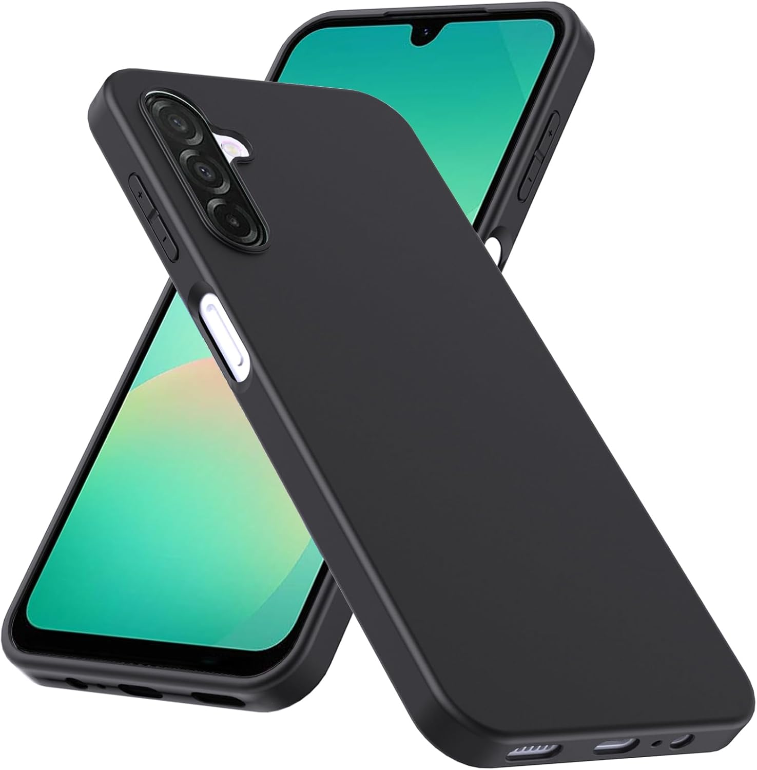 Samsung Galaxy A26 5G Case Matte Soft Black Gel Phone