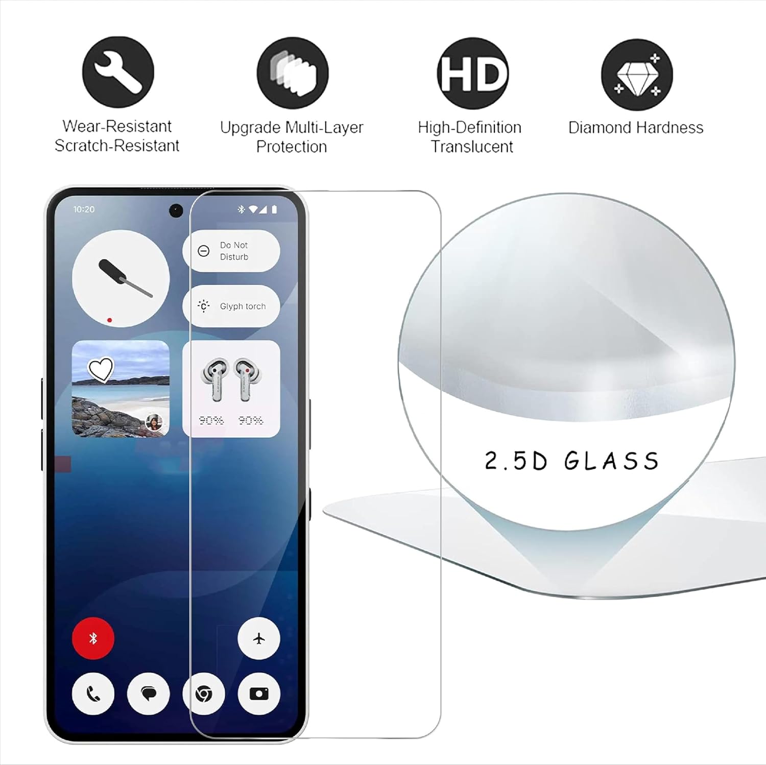 Nothing Phone (3a) Screen Protector Glass