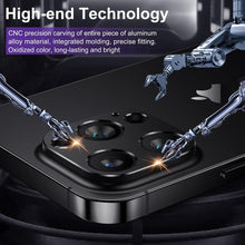 Apple iPhone 16 / 16 Pro / Plus Pro Max Camera Lens Glass Protector Black