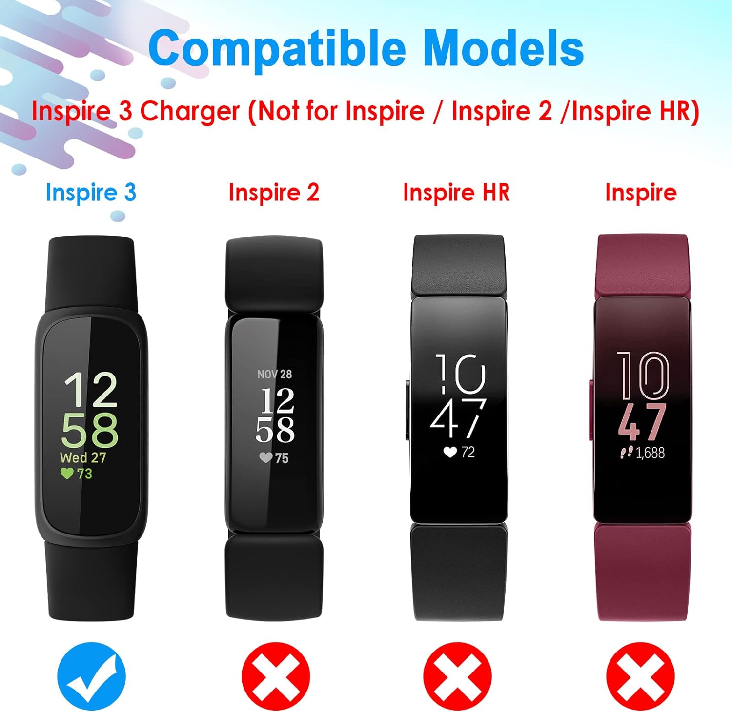 Fitbit Inspire 3 Charger Cable