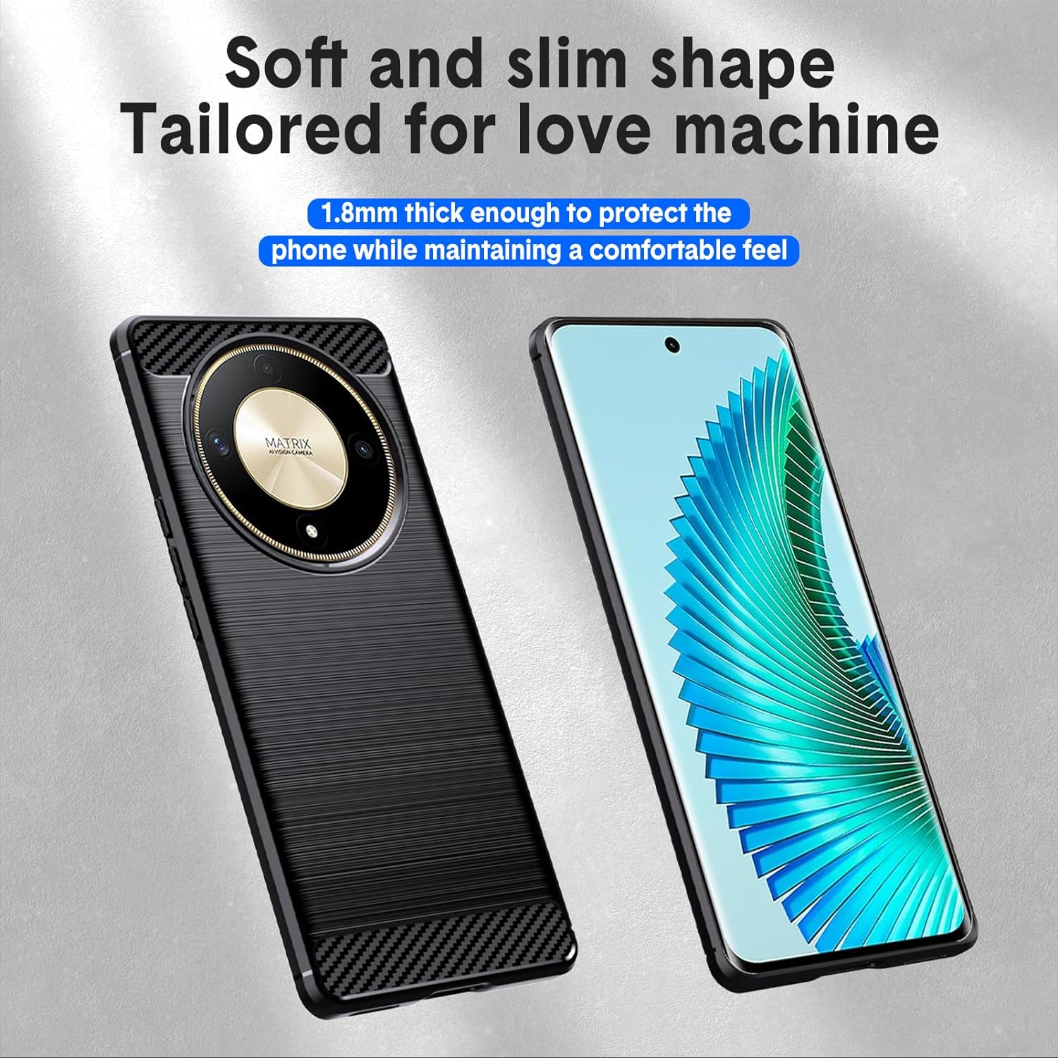 Honor Magic 6 Lite Case Carbon Fibre Phone Cover