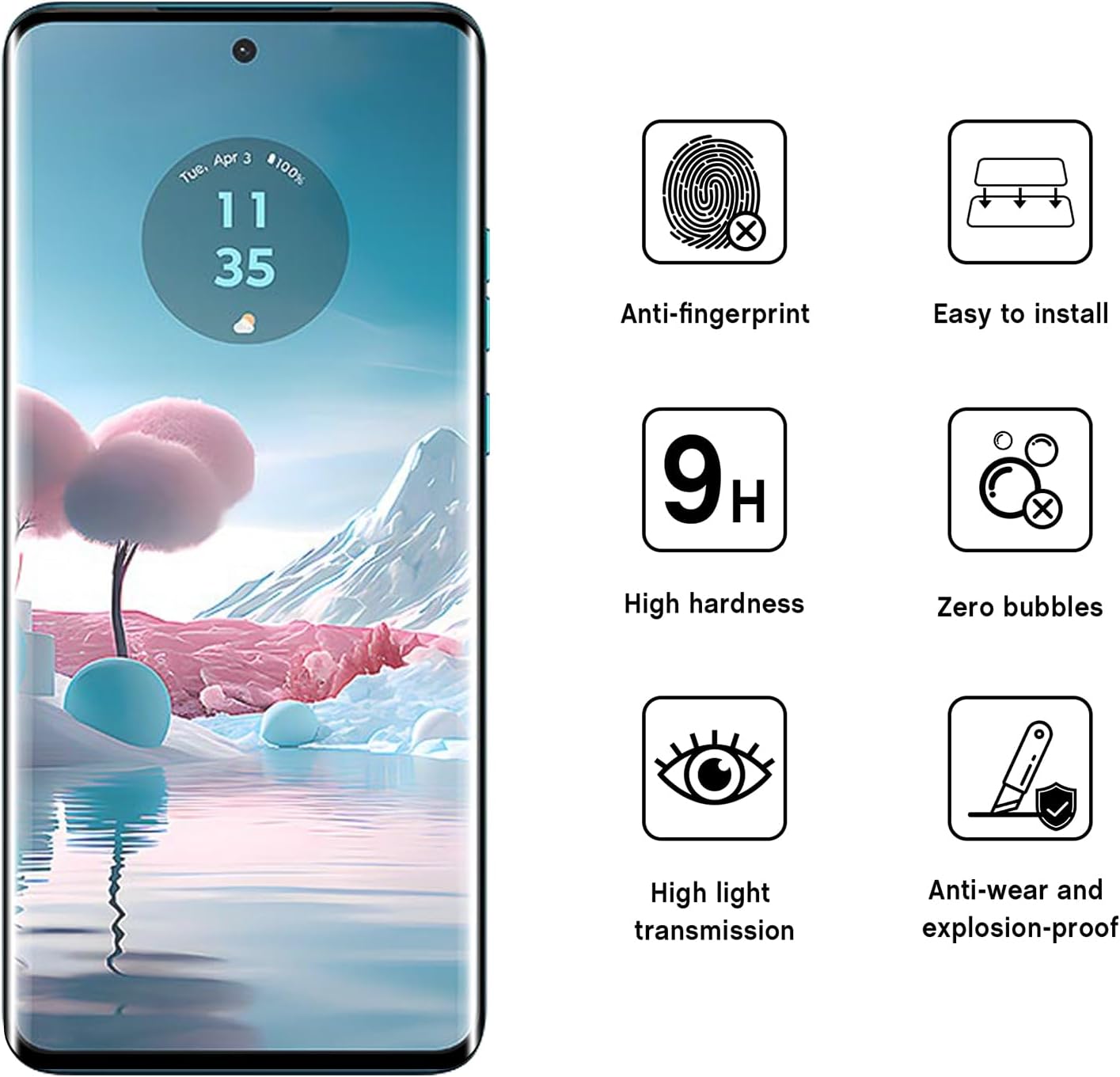 Motorola Edge 40/Neo/Pro Screen Protector Glass