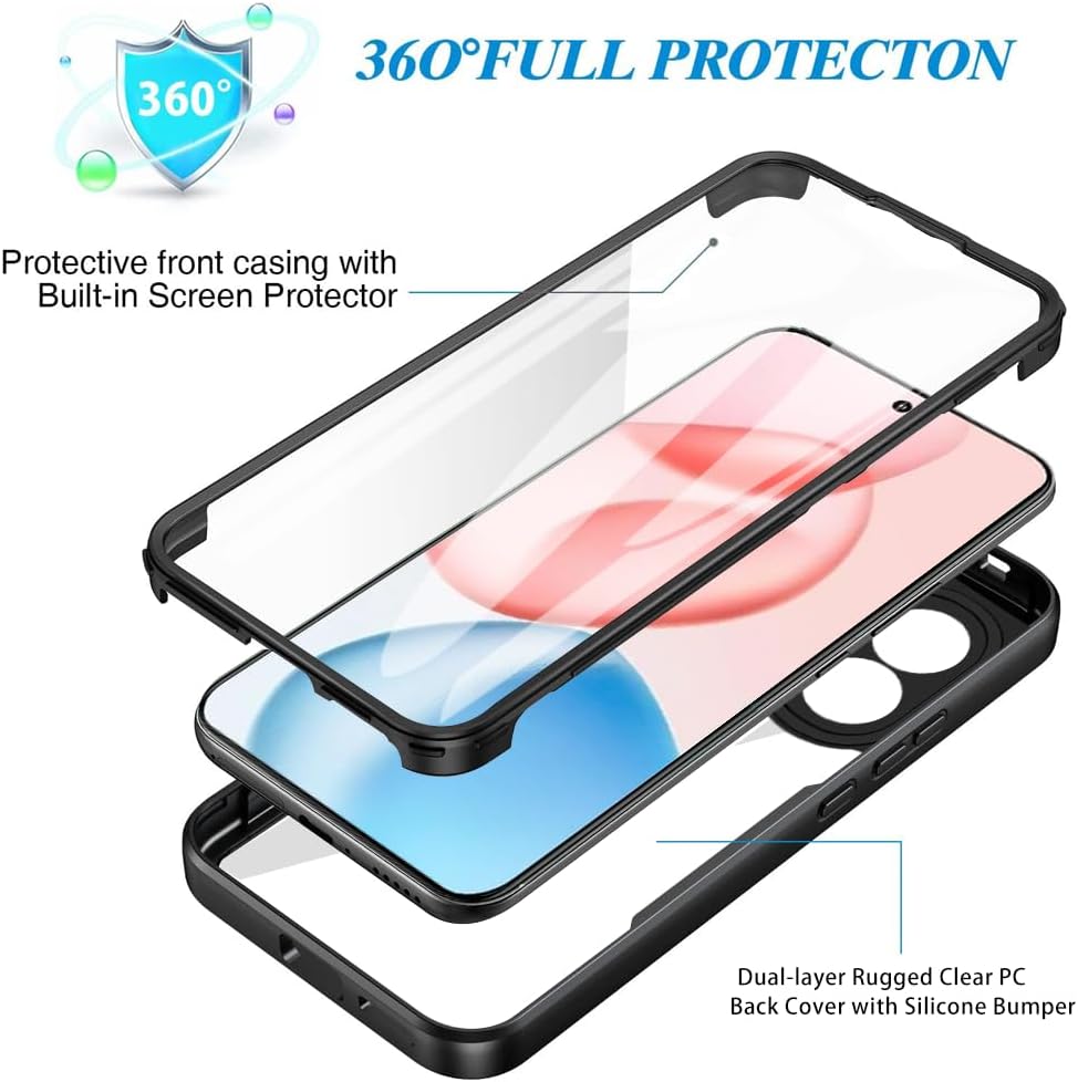 Honor 400 / 400 Lite / 400 Case 360 Full Body Screen Protector Cover