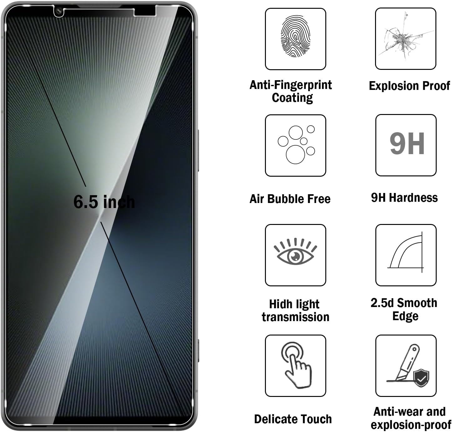 Sony Xperia 1 VII Screen Protector & Camera lens