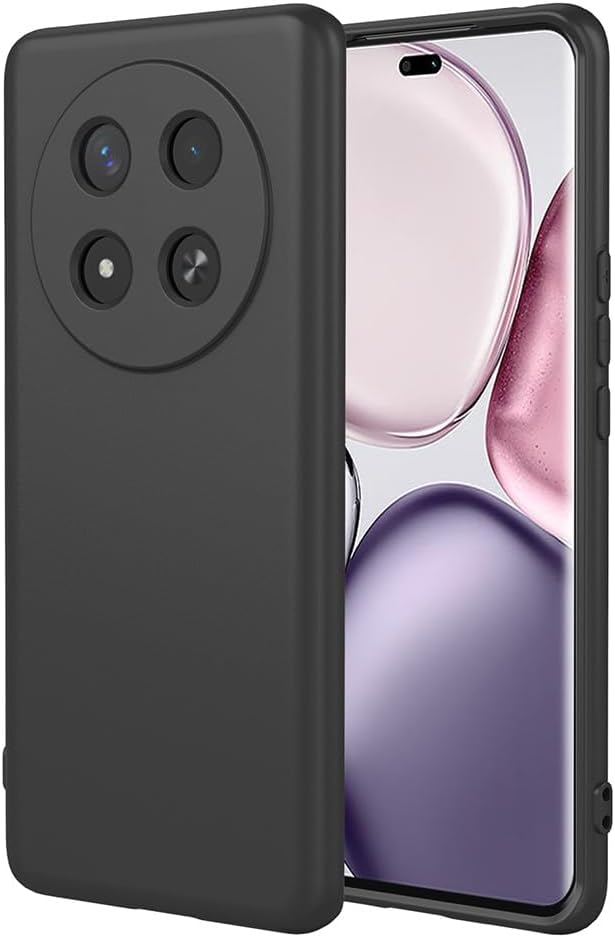 Honor Magic 7 Lite Case Matte Soft Black Gel Phone