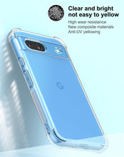 Google Pixel 8a Case Clear Silicone Shockproof Gel Phone Cover
