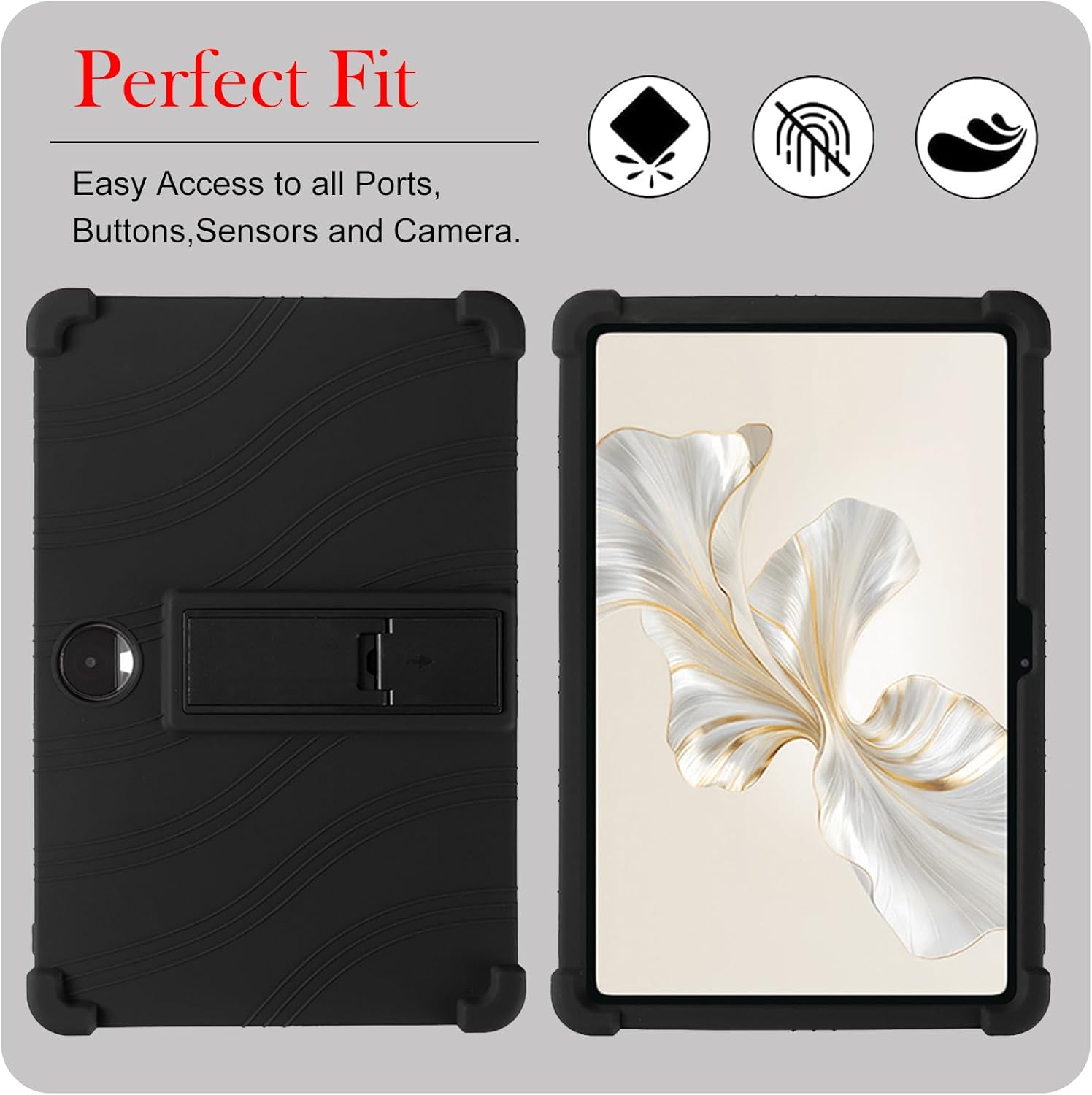 Honor Pad 9 12.1" Case Tablet Stand Cover Kids Heavy duty Shockproof Black