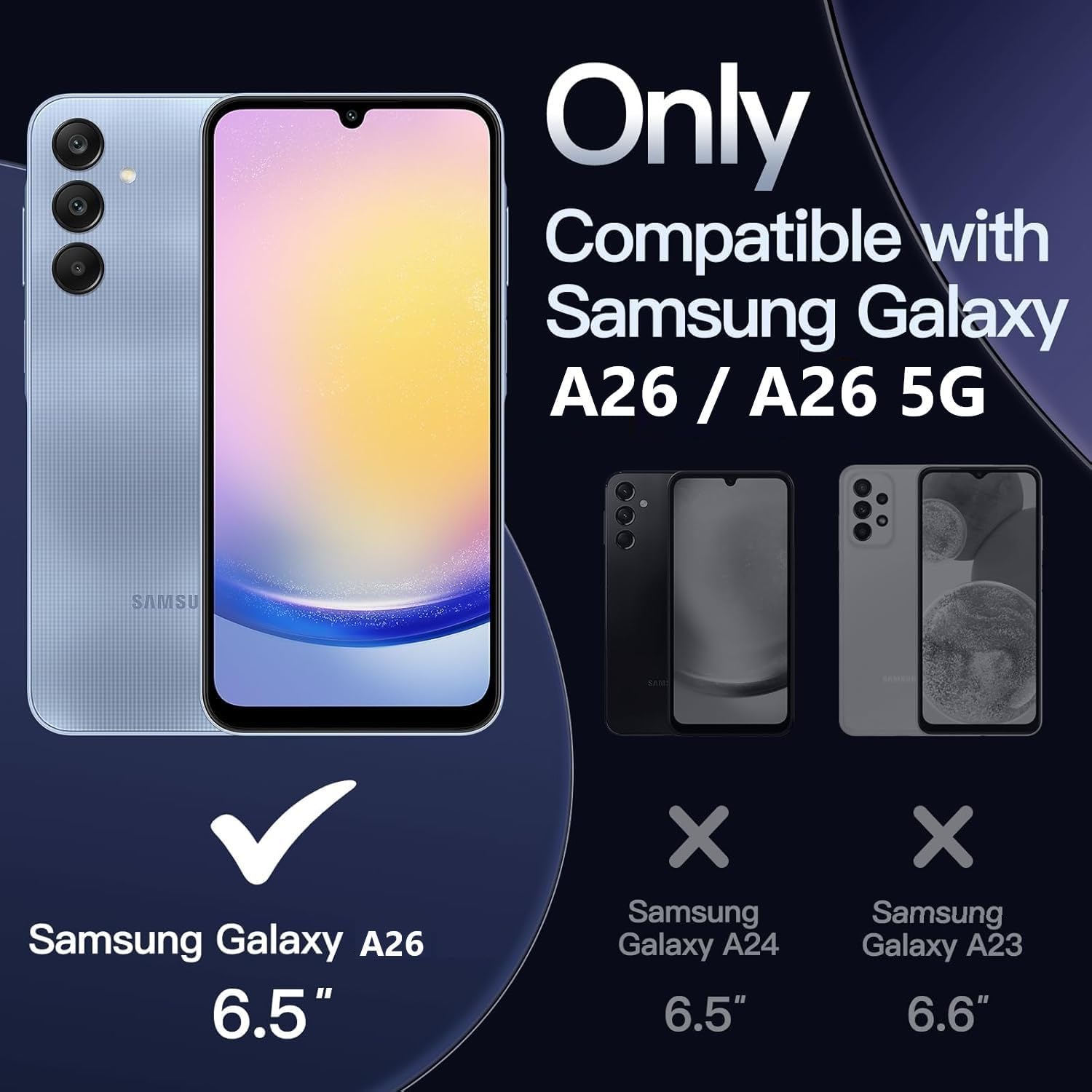 Samsung Galaxy A26 5G Clear Case Magsafe Phone Cover Magnetic