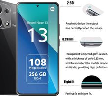 Xiaomi Redmi Note 13 4G creen Protector & Camera lens