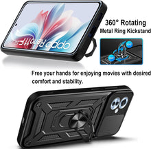 Oppo Reno 11 F 5G Case Shockproof Ring Stand Phone Camera Lens Cover