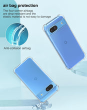 Google Pixel 8a Case Clear Silicone Shockproof Gel Phone Cover