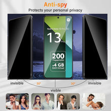 Xiaomi Redmi Note 13 Pro 5G Screen Protector Privacy Anti-Spy + Camera