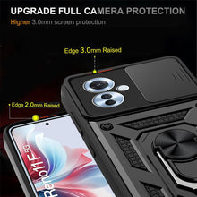 Oppo Reno 11 F 5G Case Shockproof Ring Stand Phone Camera Lens Cover
