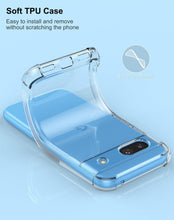 Google Pixel 8a Case Clear Silicone Shockproof Gel Phone Cover