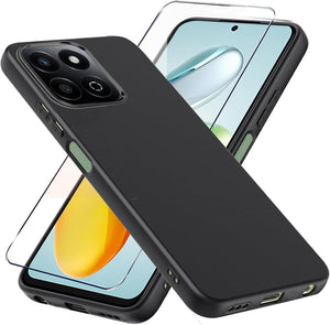 Honor 200 Smart Case Black Gel Phone Cover & Screen Protector