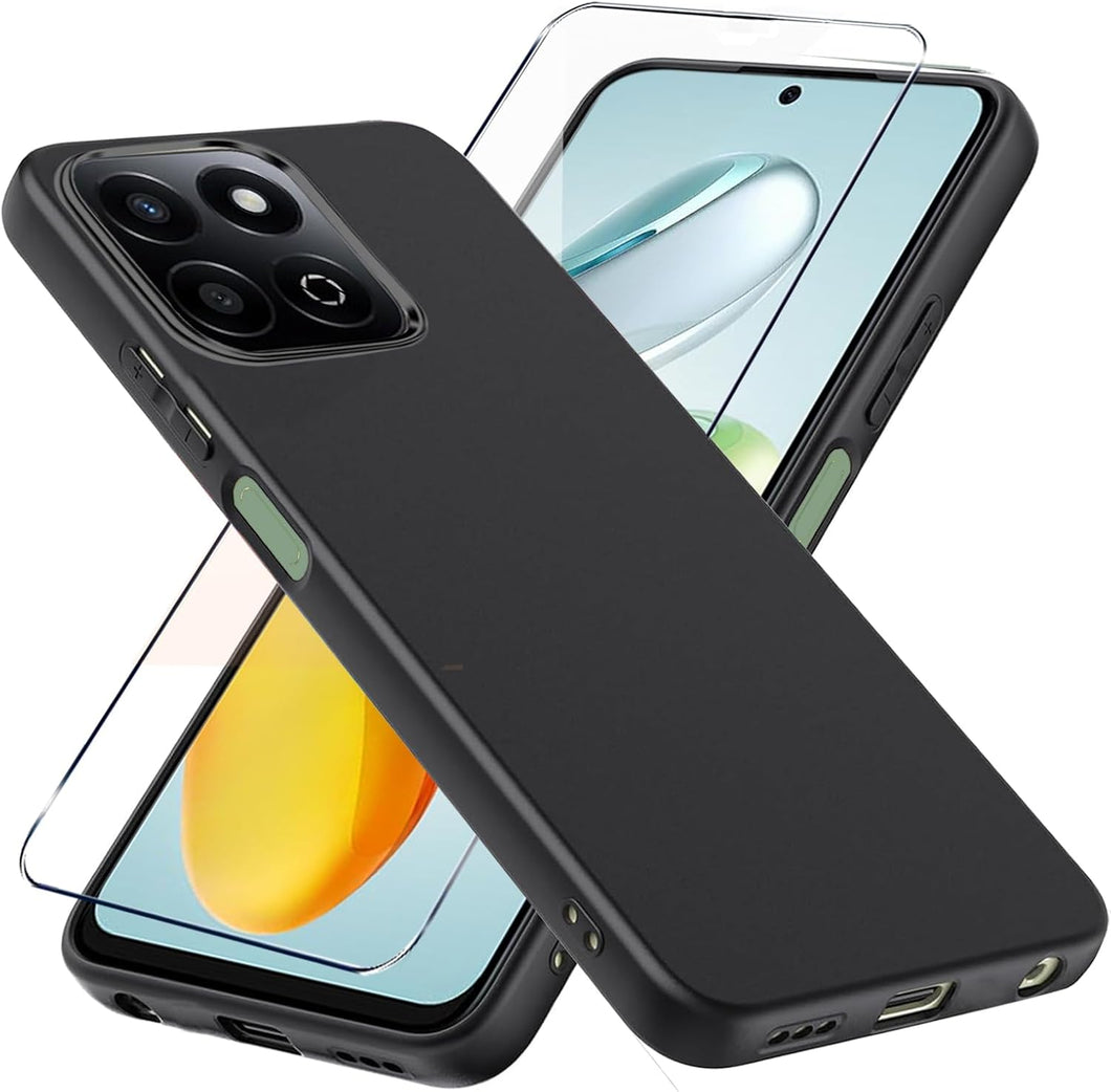 Honor 200 Smart Case Black Gel Phone Cover & Screen Protector