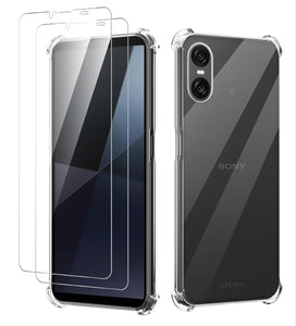 Sony Xperia 10 VI Case Clear Phone Cover & Screen Protector