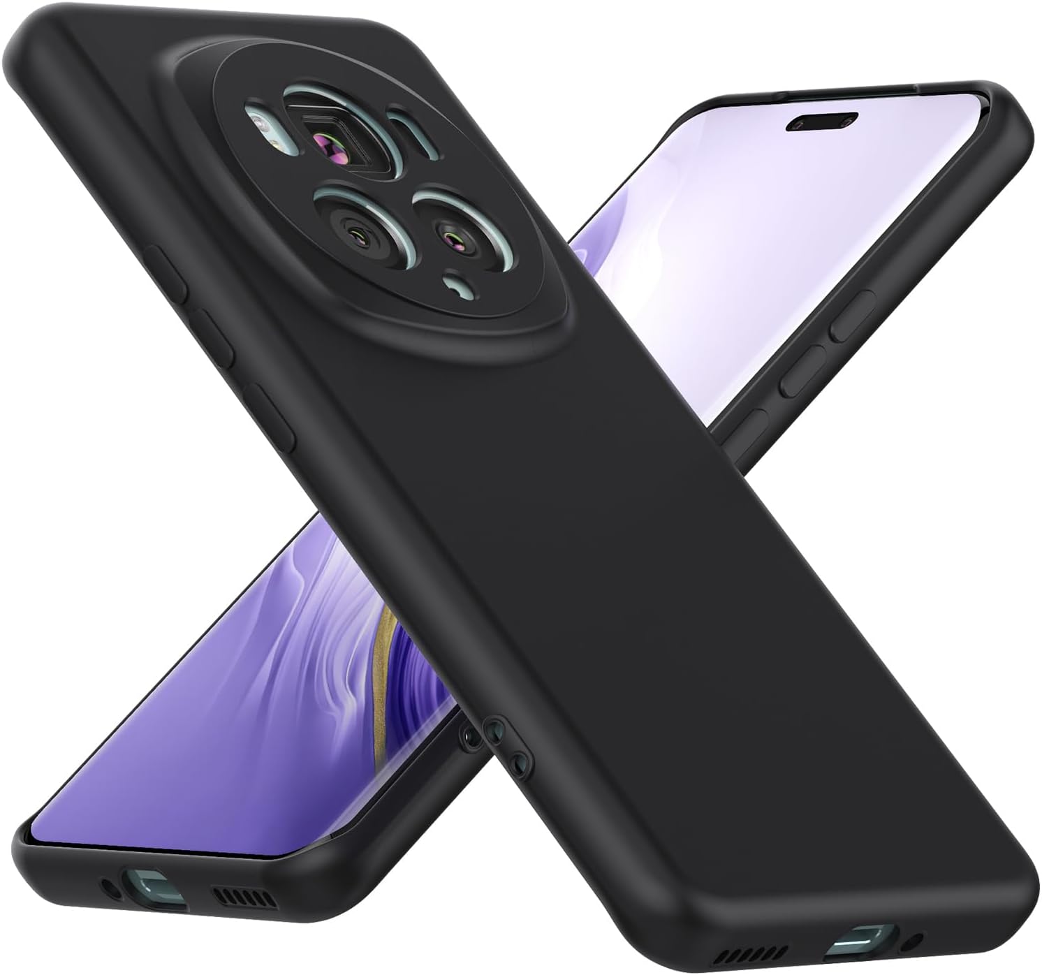 Honor Magic 6 Pro Case Matte Soft Black Gel Phone