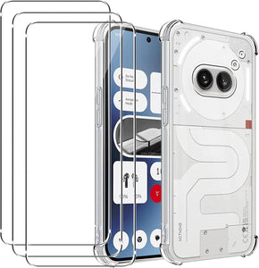 Nothing Phone 2a Case Clear Phone Cover & Screen Protector