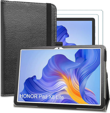 Honor Pad X8 / X8 Lite Case Folio Tablet Cover & Screen Protector
