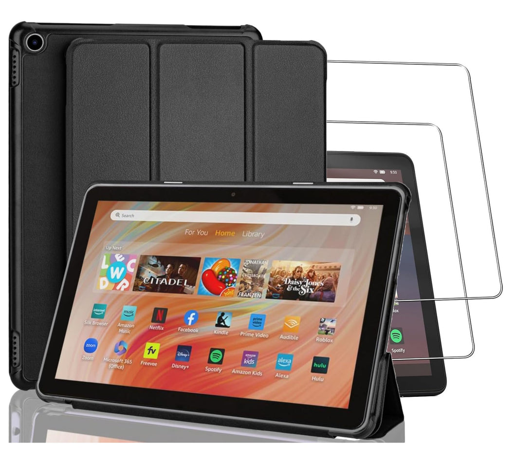 Amazon Fire HD 10 2023 Case Stand Cover & Screen Protector