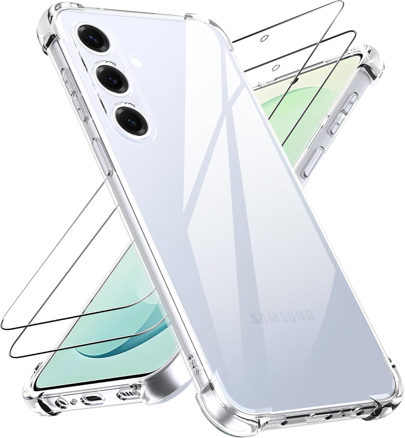 Samsung Galaxy S26 FE Case Clear Phone Cover & Screen Protector