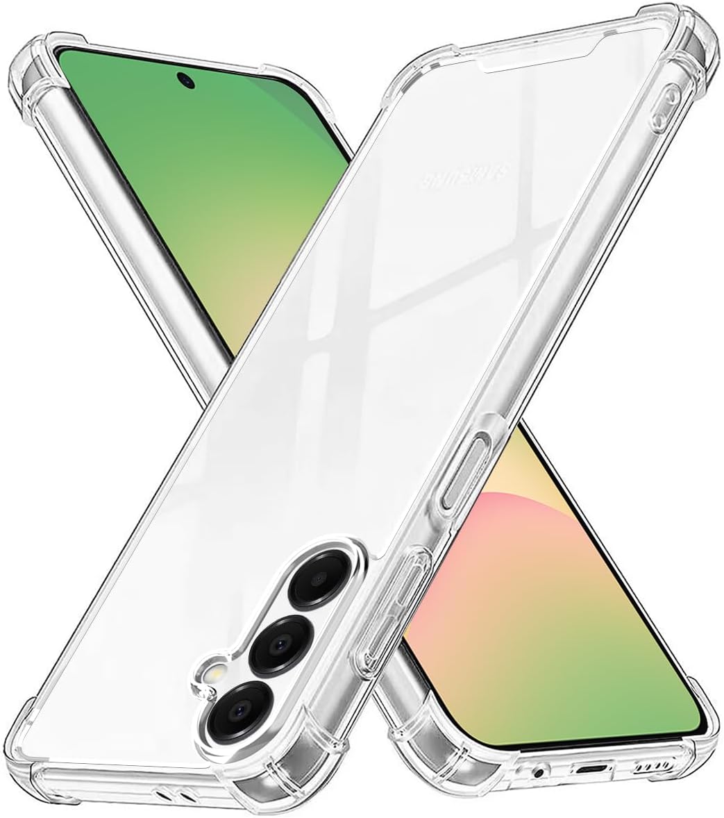 Samsung Galaxy A57 Case Clear Silicone Shockproof Gel Phone Cover
