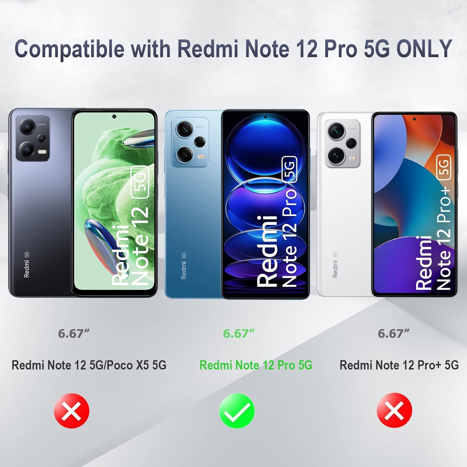 Xiaomi Redmi Note 12 Pro 5G Screen Protector & Camera lens