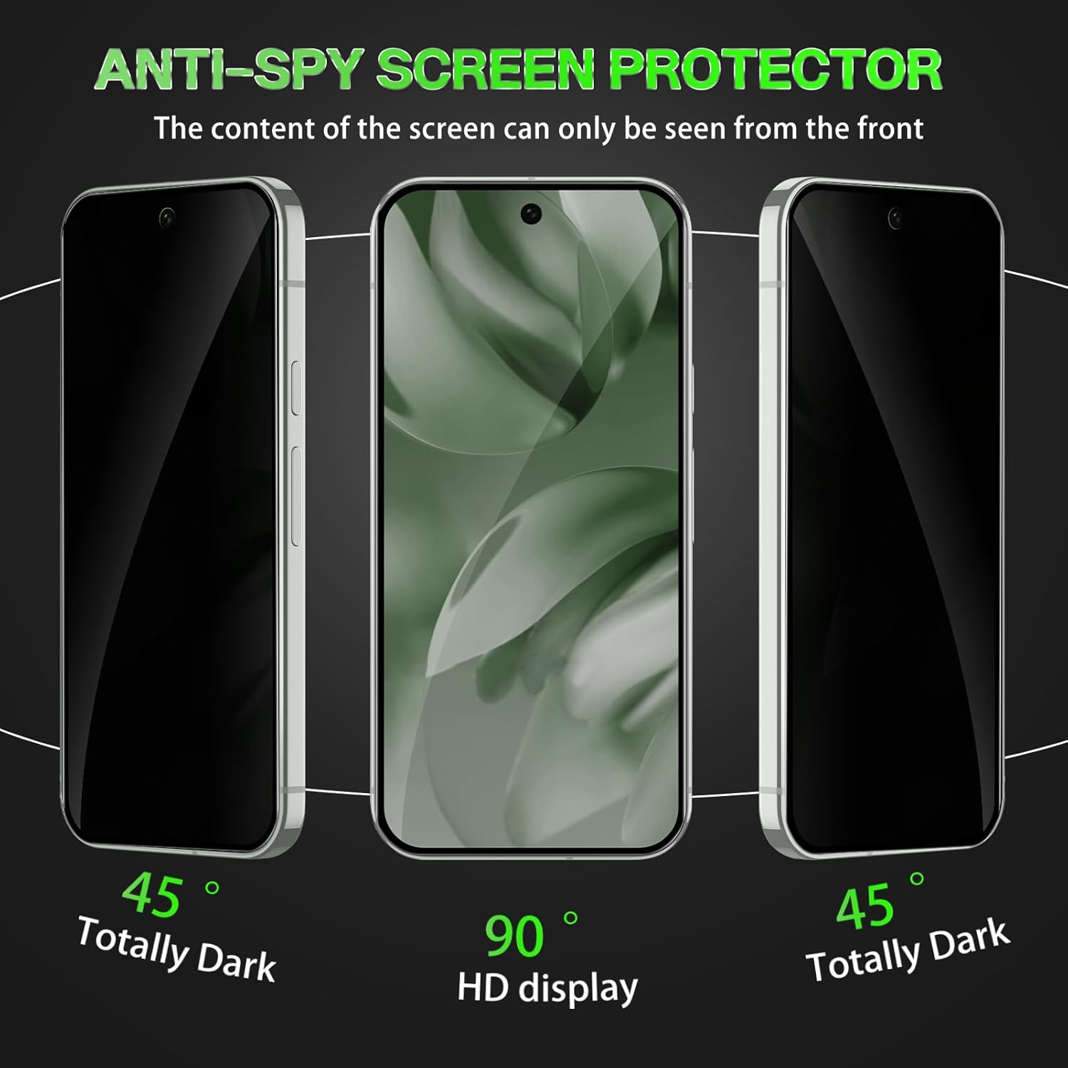 Google Pixel 10 10 Pro 10 XL Screen Protector Privacy Anti-Spy
