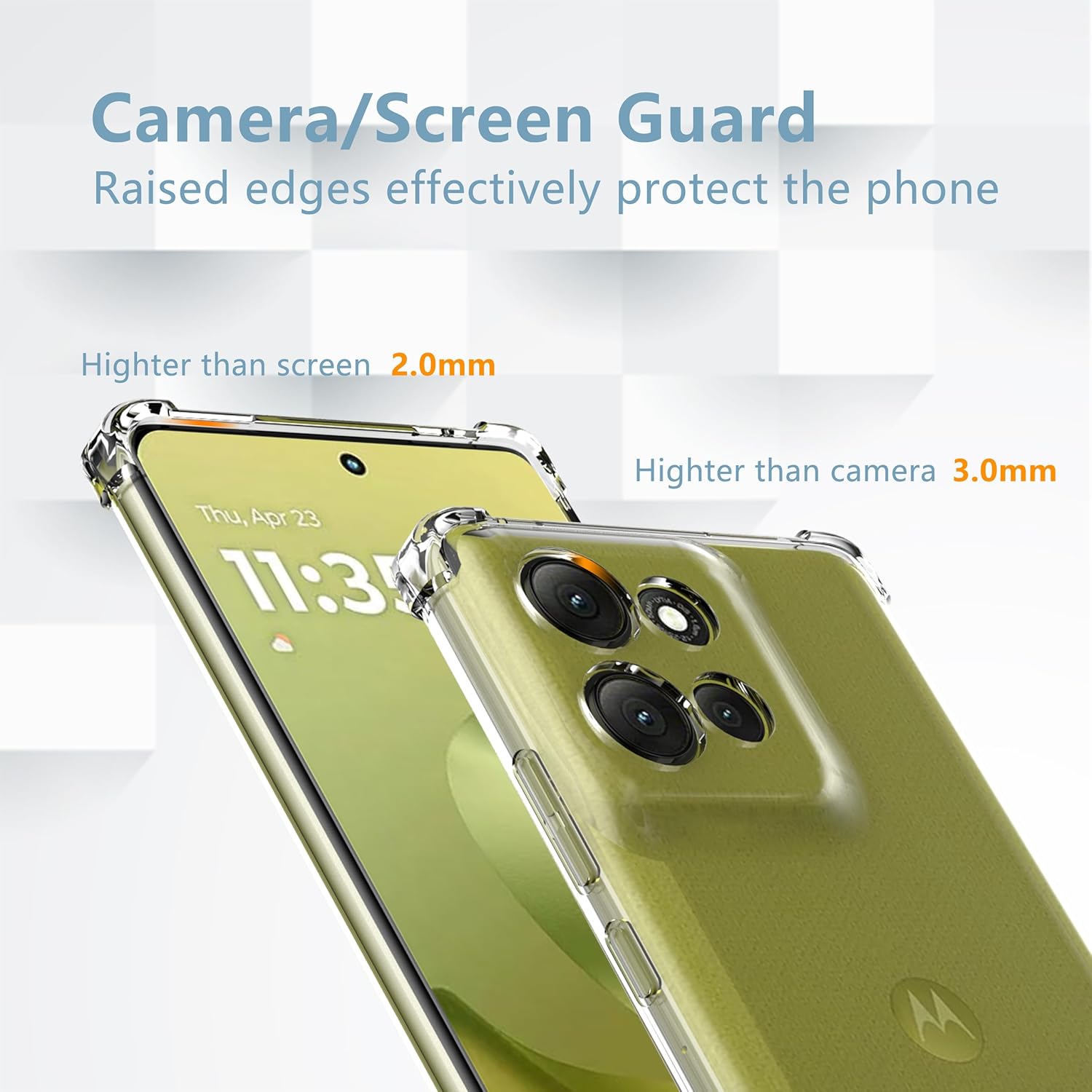 Motorola Moto G86 Case Clear Gel Phone Cover